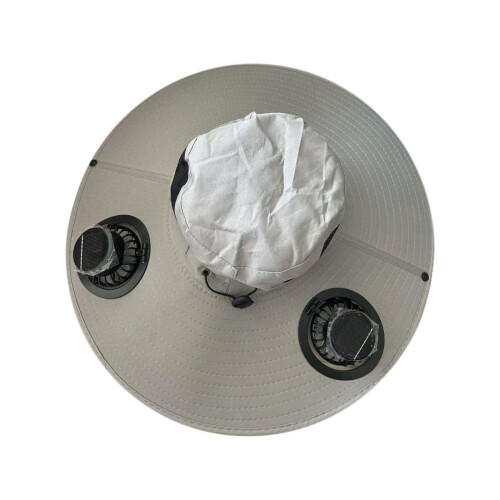 Solar USB Dual-Power Cooling Fan Hat for Men 2