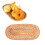 Oval woven bread and fruit basket large wicker 1