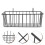 Metal Hanging Storage Basket for Bathroom Kitchen 1