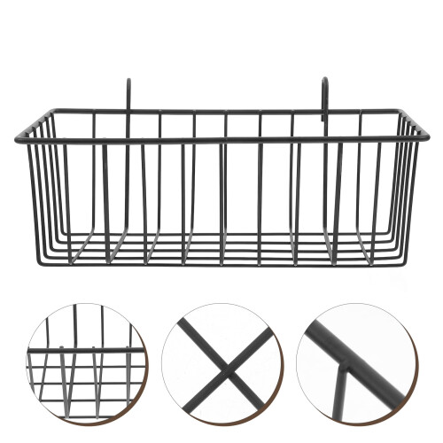 Metal Hanging Storage Basket for Bathroom Kitchen