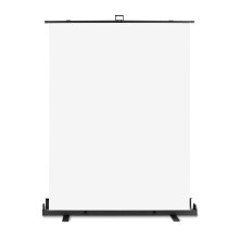Walimex pro Fond Photo Balnc 155 x 200 cm, Toile de fond avec coffret de transport, Équipement Fond pour Studio, Toile arrière-plan