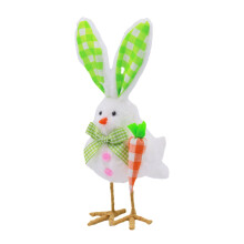 Osterhase und Vogel Plüschdekoration, 27 cm