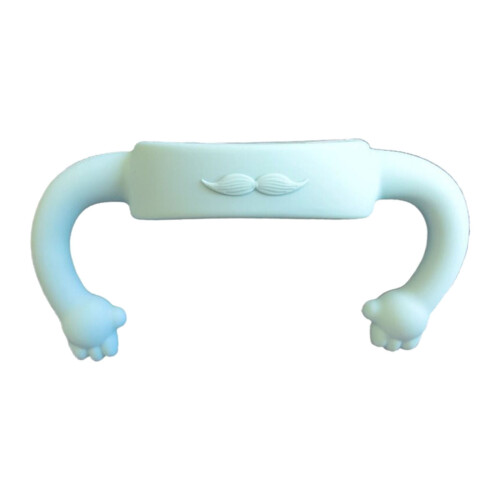 Alças de silicone macio para mamadeira, compatíveis com mamadeiras padrão. 1