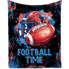 Couverture de football en flanelle douce 40 x 50 pouces