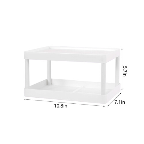 Bureau-organizer van kunststof met 2 planken 2