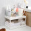 Bureau-organizer van kunststof met 2 planken 7