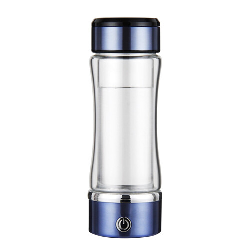 Bouteille en verre à double paroi isolée pour eau hydrogénée, 350 ml 1