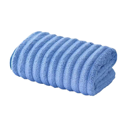 Sametový ručník modrý, měkký, savý, 1 ks 1