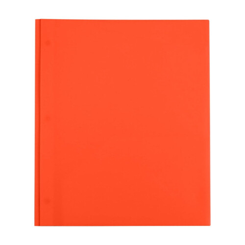 Heavy-Duty Plastic Folders Letter Size 3-Pocket Snap 1