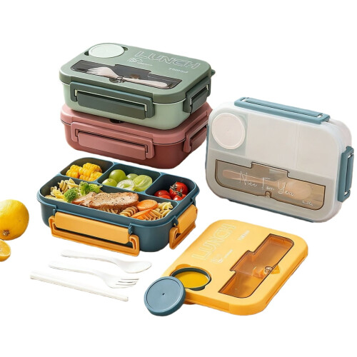 Boîte à lunch portable étanche avec compartiment 1
