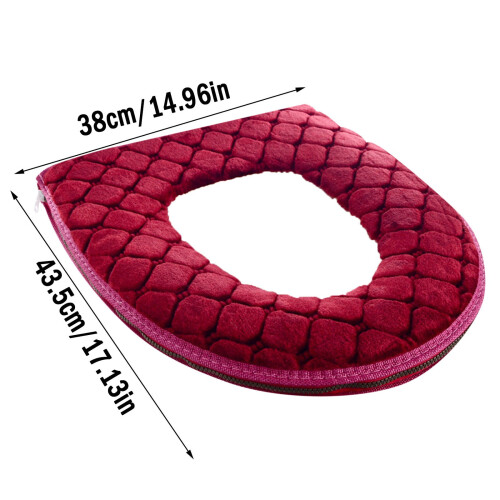 Coussin de siège de toilette souple et lavable 43 cm 2