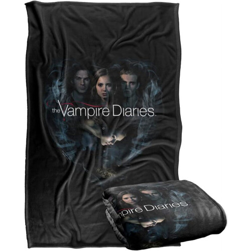 Couverture Vampire Diaries douce et soyeuse 91 x 147 cm