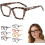 Lesebrille in Schildpattoptik für Damen mit Blaulichtfilter 1