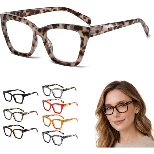 Lesebrille in Schildpattoptik für Damen mit Blaulichtfilter