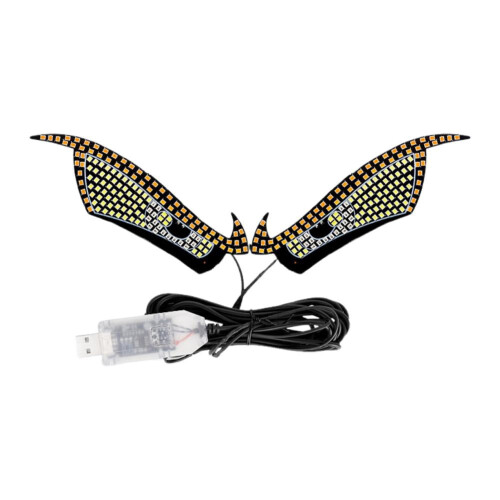 QenASHaing LED Demon Eye Light Strip, USB-voeding