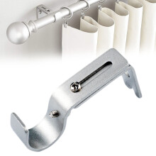 Adjustable Center Support Curtain Rod Bracket for Window