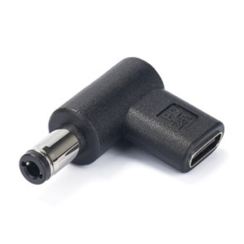 USB-C–DC-sovitin9V12V20V28V5,5x2,1mm5,5x2,5mm90 2