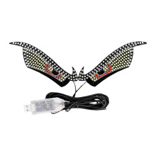 Bandă luminoasă LED QenAShaing cu ochi de demon, alimentată prin USB