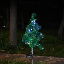 Sapin de Noël solaire 85 cm, étanche, décoration extérieure