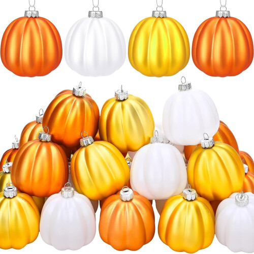 Abóbora de plástico decorativa para Halloween, resistente às intempéries (1 peça).