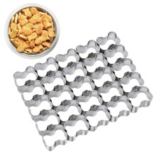 Moules à biscuits en forme d'os, en acier inoxydable antiadhésif, 1 pièce