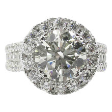 Hartvormige zirkonia ring voor dames (1 stuk)