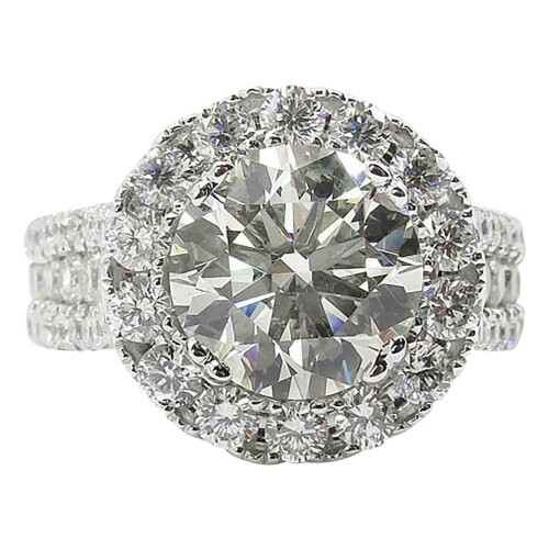 Hartvormige zirkonia ring voor dames (1 stuk)