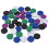 Washable Refill Pads  Pads Diameter 22mm for Car Essential oil diffuser locket [48 Pcs] 1