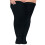 Damen-Overknee-Socken aus einfarbiger Baumwolle in Übergröße 1