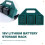 Battery Holder for 18V Portable Organizer Workspace Accessories Bracket Sturdy Handheld Storage Rack 4
