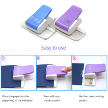 Papierpons voor bloemen en sierlijke vierkantjes van 3x3 inch.