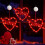Cortina de Luzes em Formato de Amor com Ventosas de LED (1 unidade) 1