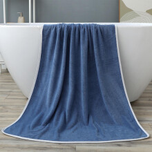 Toalha de Banho de Veludo Coral Macia e Felpuda de Secagem Rápida 76 x 152 cm