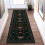 Insect Area Rug Soft Machine Washable 2'x6' Black 1