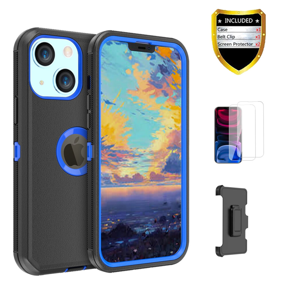 Iphone 13 Case With Screen Protector And Belt Clip Holster 9558633622980
