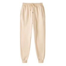Pantalones de hip hop para hombre, pantalones deportivos de color liso con puños y