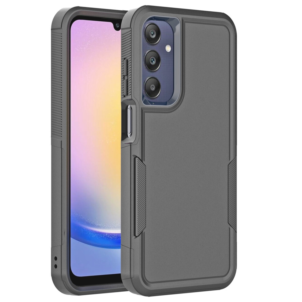 Xhy Moto G Play 2024 Case Military-Grade Double-Layer Black 9558633622065