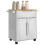VidaXL vidaXL Kitchen Trolley FLORO White 72.5 x 45 x 80 cm Solid Pine Wood 5