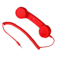 Retro handset for smartphones plug-and-play