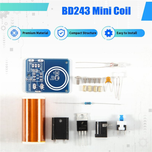 BD243  for  Coil Kit Empty Lights Technology DIY Electronics BD243C DIY  for  Coil Module, DIY Kit 1