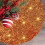 Jupe de sapin de Noël rouge en polyester 100 % (48 pouces) 7