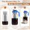 Caraffa in vetro per caffè freddo da 64 oz (1,9 litri) blu 4