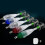 Glow Squid Jig LED Undervandsmad 6 stk. 6