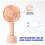 Draagbare USB-oplaadbare mini-ventilator met telefoonhouder3 2
