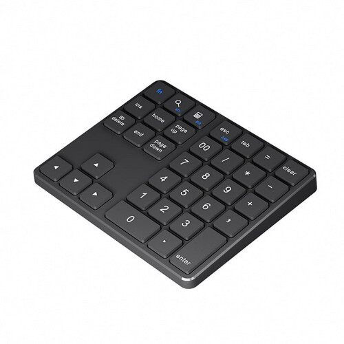 Bluetooth Numeric Keypad 2.4GHz Wireless Black