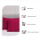 Hot Pink Microfiber Pudebetræk 20x36 tommer Sæt med 2 6