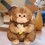 Abe Plyslegetøj Blød Fluffy 30cm Bamsedyr 4