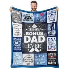 Couverture à jeter pour grand-père, cadeau d'anniversaire, de fête des pères ou de Noël