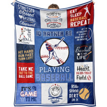 Couverture de football 50 x 60 pouces pour garçons de 8 à 12 ans