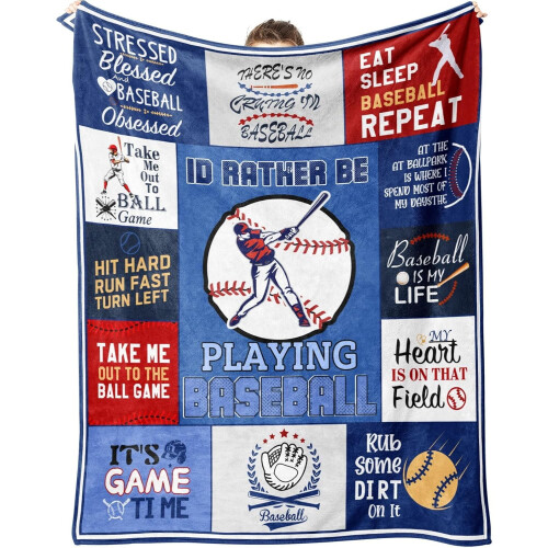 Cobertor de futebol americano 50x60 polegadas para meninos de 8 a 12 anos